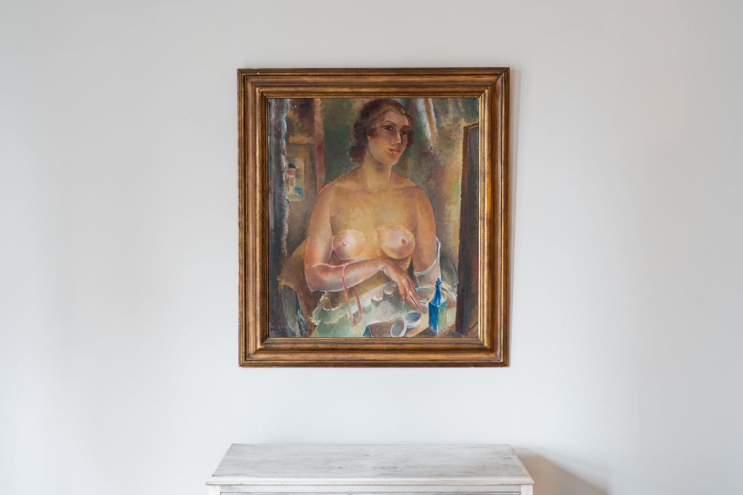 WOMAN AT HER VANITY, MAURICE JEAN MICHA (1890-1969)