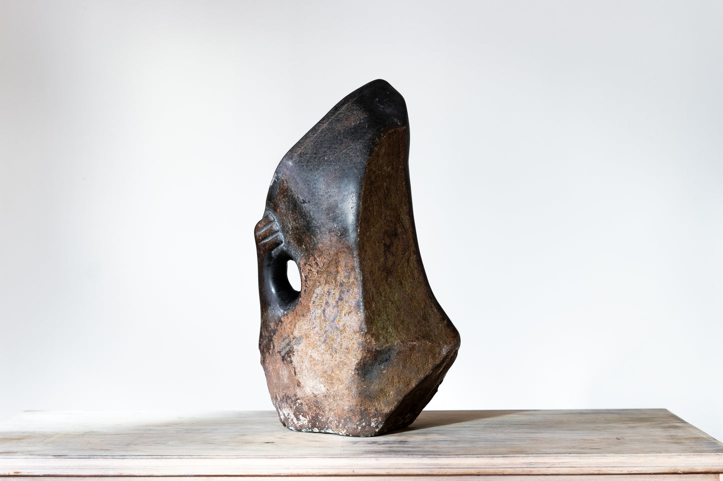 BRUTALIST SCULPTURE OF A THINKER, C.1960
