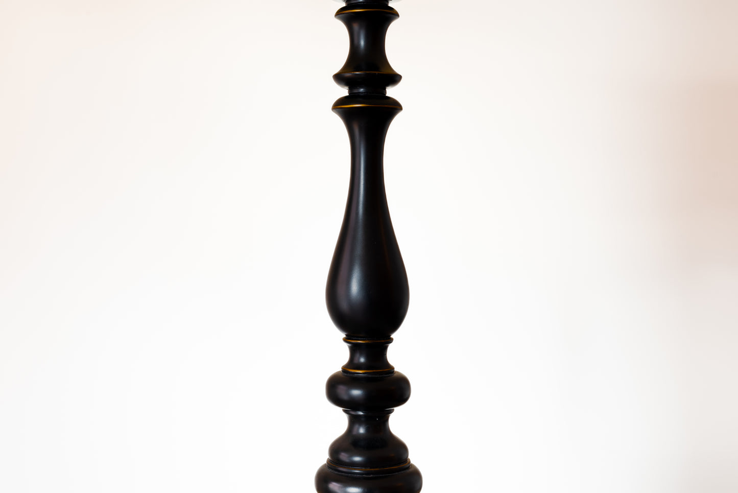 EBONISED AND GILDED TABLE LAMPS, C.1970