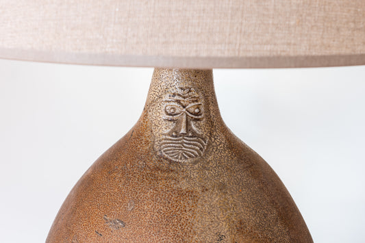 PAIR OF BELLARMINE LAMPS, C.1640