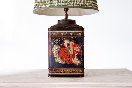 TOLEWARE TEA LAMP #1, C.1890