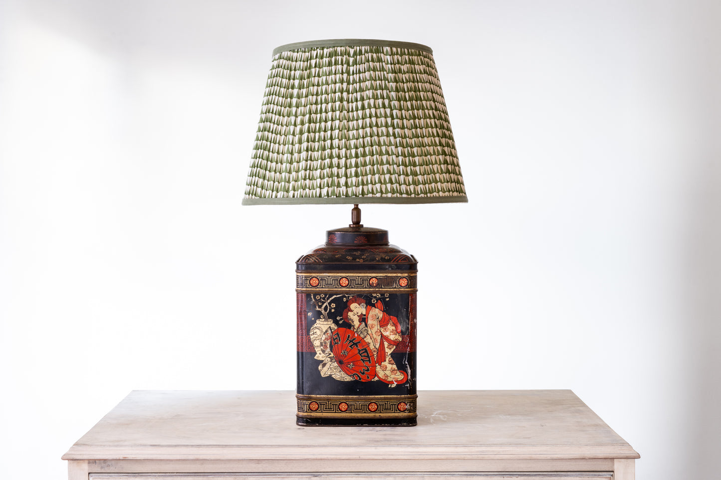 TOLEWARE TEA LAMP #1, C.1890