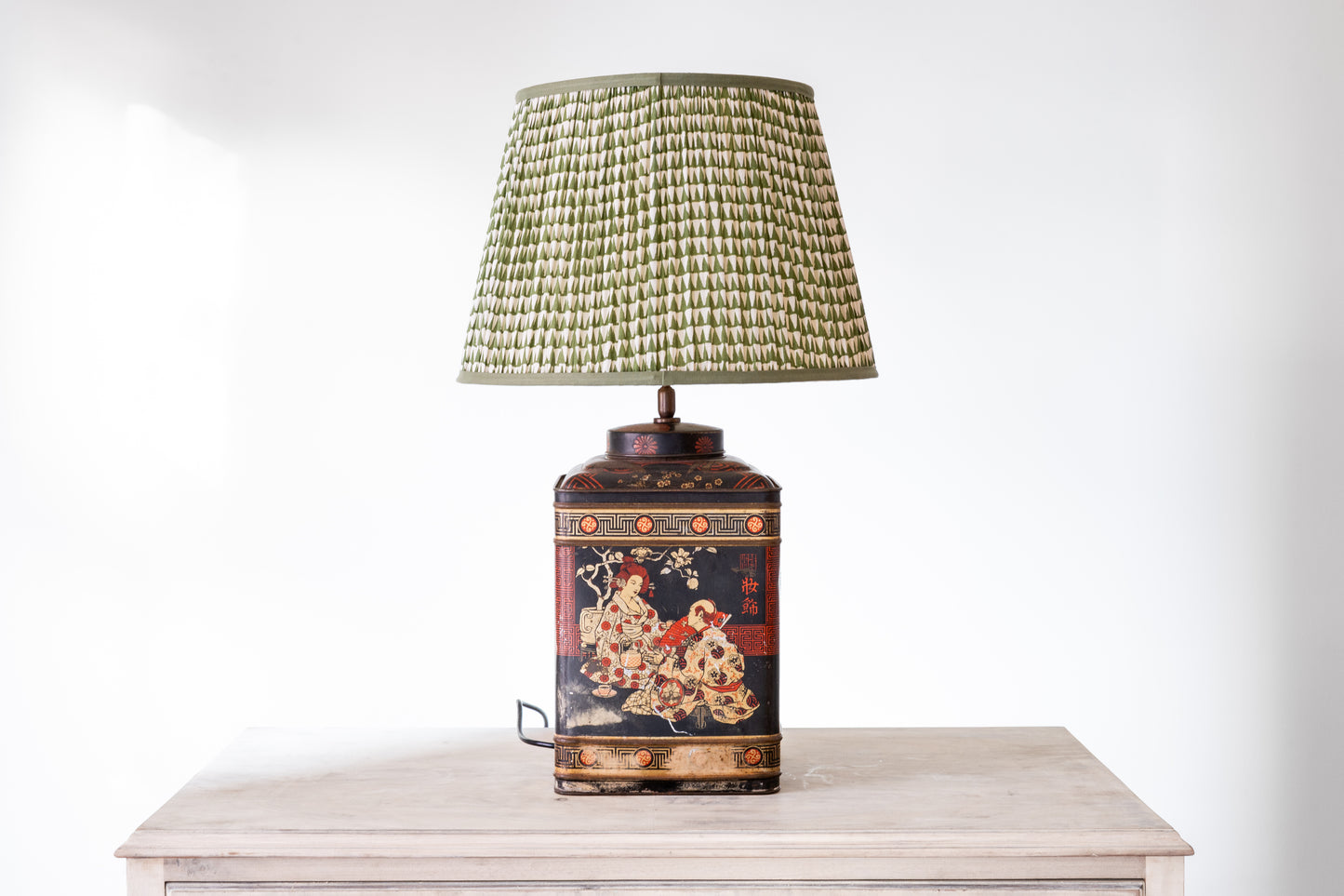 TOLEWARE TEA LAMP #1, C.1890