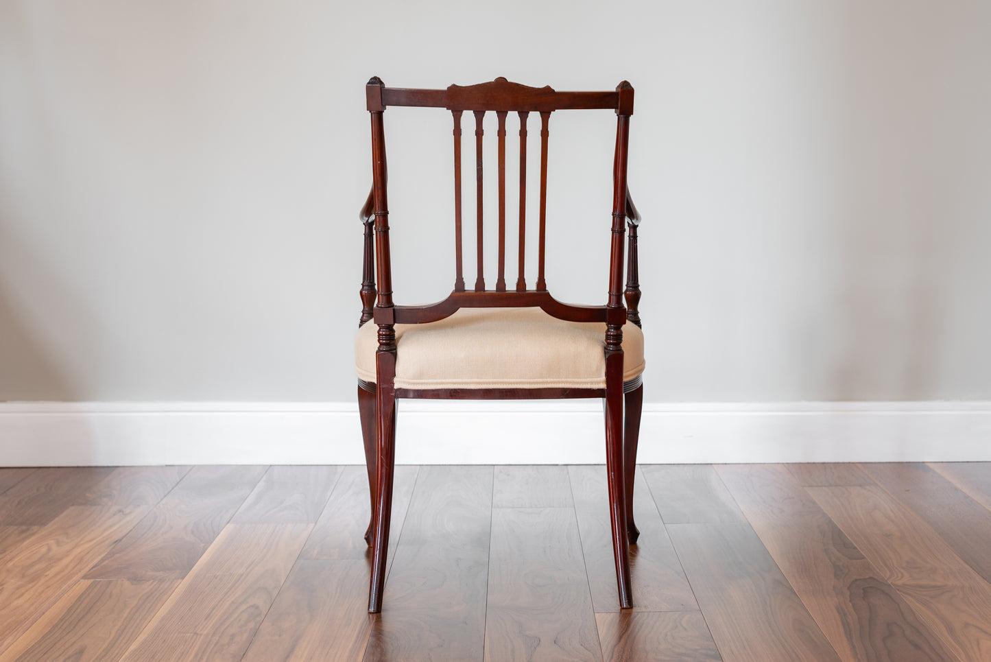 SHERATON REVIVAL ARMCHAIR, C.1890
