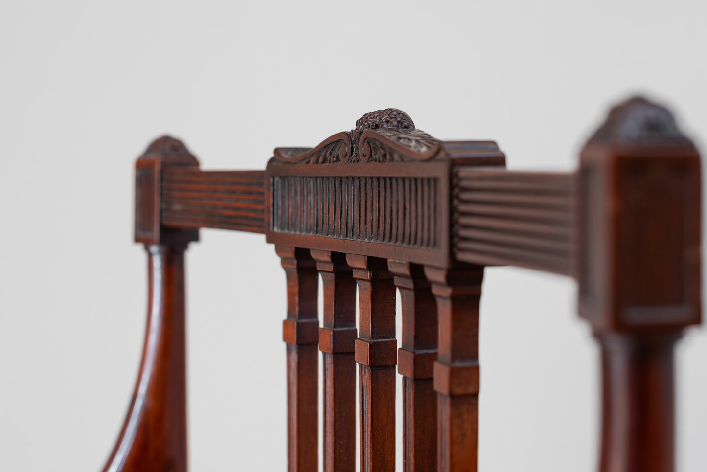 SHERATON REVIVAL ARMCHAIR, C.1890