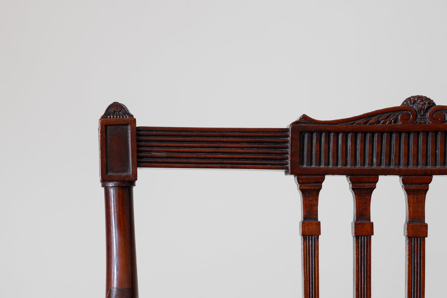 SHERATON REVIVAL ARMCHAIR, C.1890