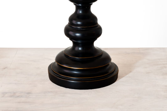 EBONISED AND GILDED TABLE LAMPS, C.1970