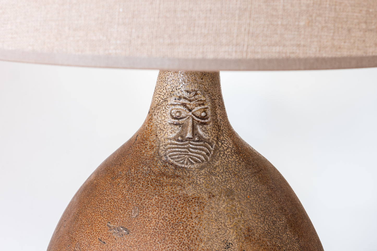 PAIR OF BELLARMINE LAMPS, C.1640